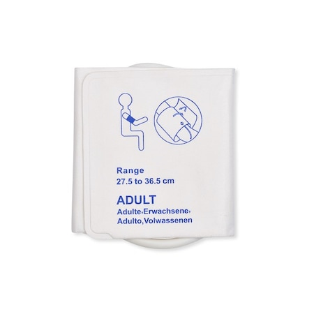 Disposable NIBP Cuff - Adult Single Hose 27.5 - 36.5 Cm, PK10